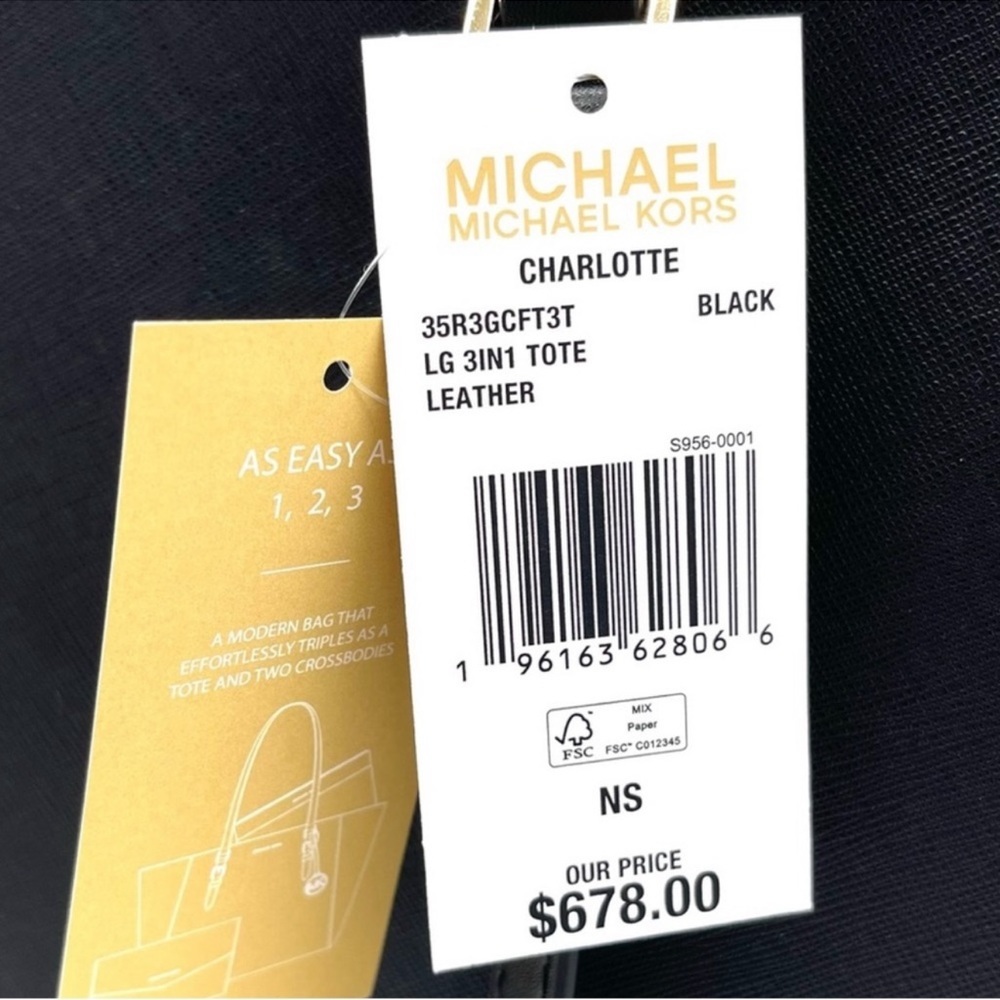 Michael Kors Large Charlotte 3 in 1 Tote Bag | CHOOSE & PICK - Picture 13 of 15